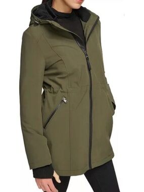 Calvin Klein Olive Green Hooded anorak